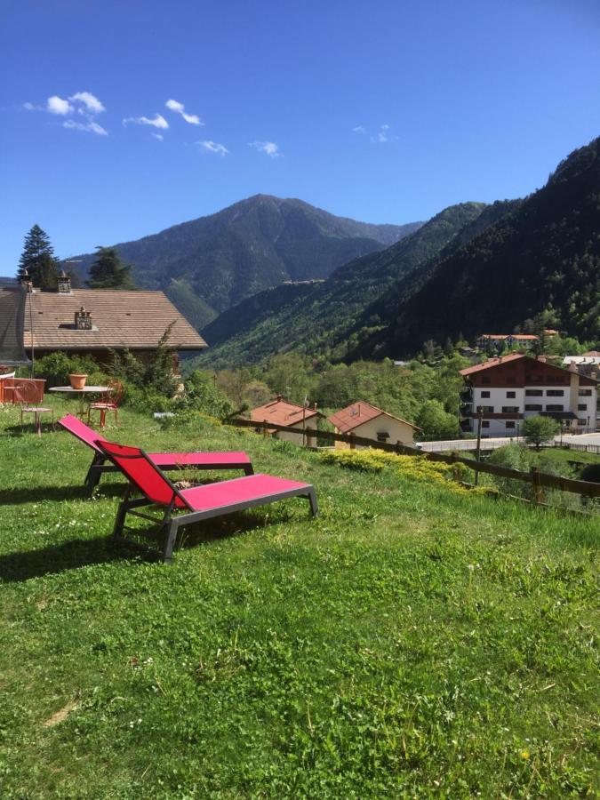 Rez De Jardin De Chalet Bois , Calme Et Verdure ! Saint-Martin-Vésubie Esterno foto